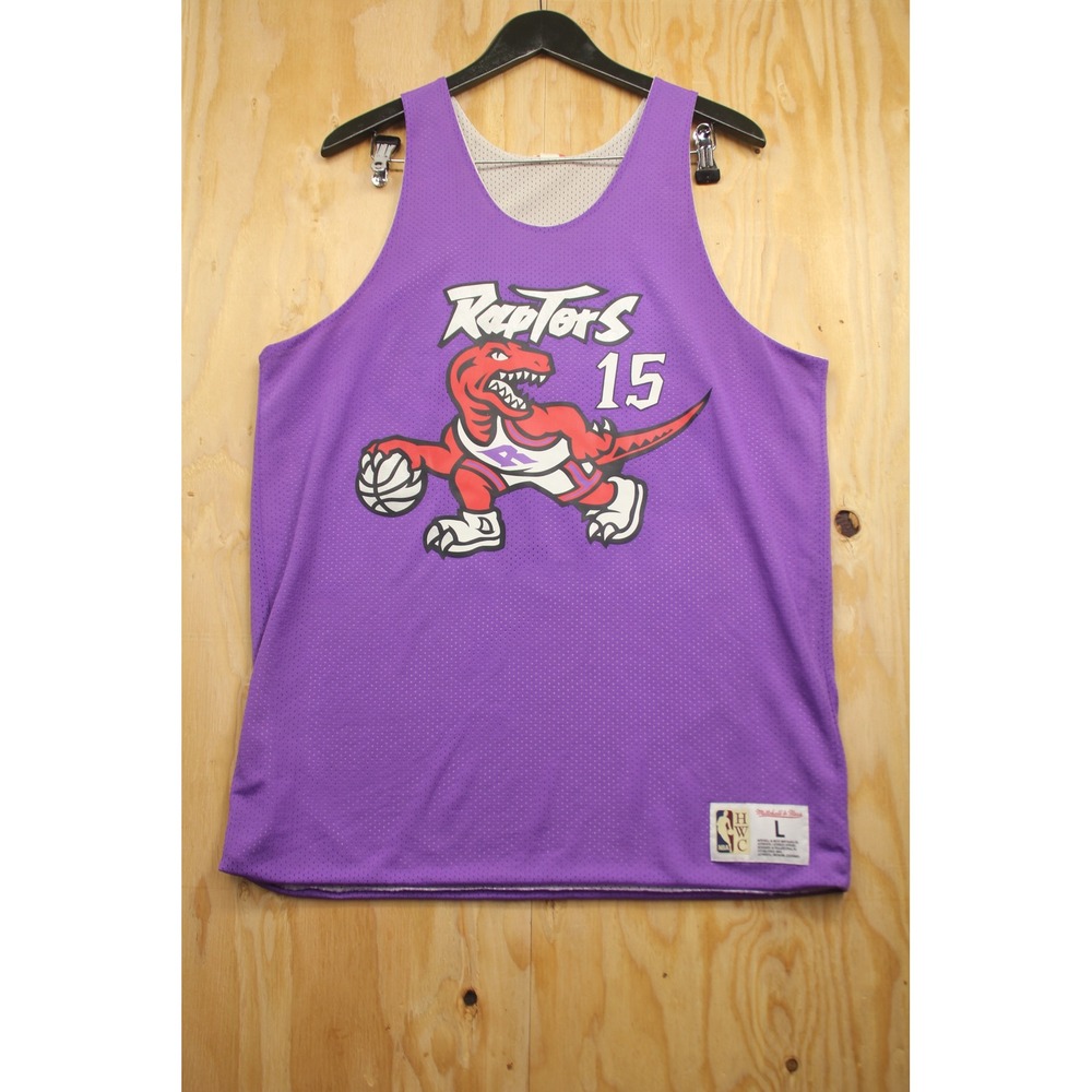 Mitchell & Ness Toronto Raptors Vince Carter 15 Reversible Jersey Purple Large